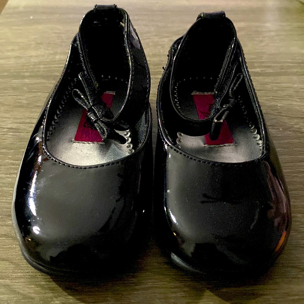 Black Dressy Rachel Shoes Size 6 Girl Toddler